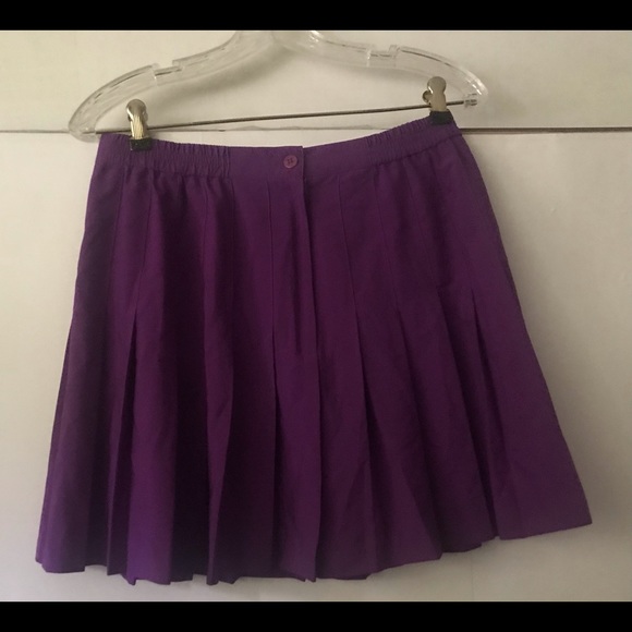 New Kaelin Pleated Tennis Pickleball Purple Skirt size 14 Summer - Picture 2 of 16
